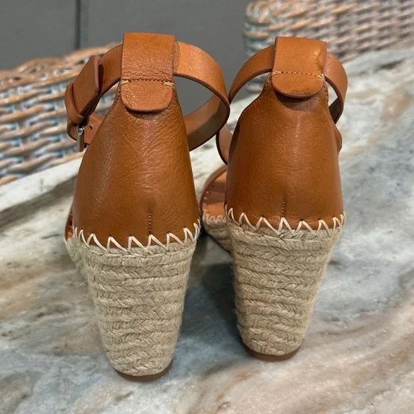 Women’s DOLCE VITA Noor tan wedge sandals- Size 9.5 - Picture 3 of 8